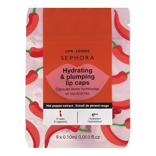 SEPHORA COLLECTION - Hydrating & Plumping Lip Caps Mini Capsule – Pikantní objemové mini kapsle