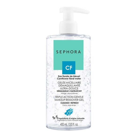 Triple Action Gentle Makeup Remover Gel - Cleanse+Refresh, SEPHORA COLLECTION