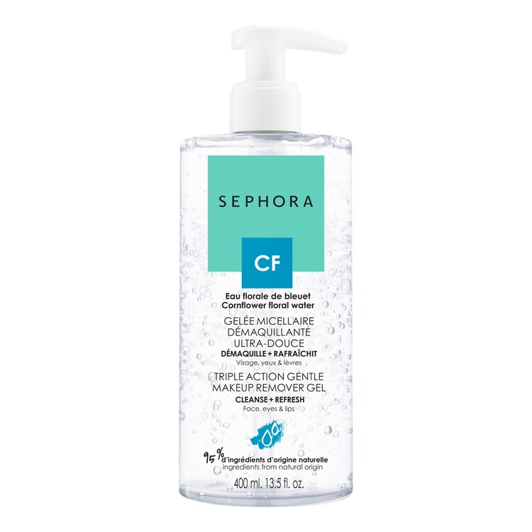 Triple Action Gentle Makeup Remover Gel - Cleanse+Refresh