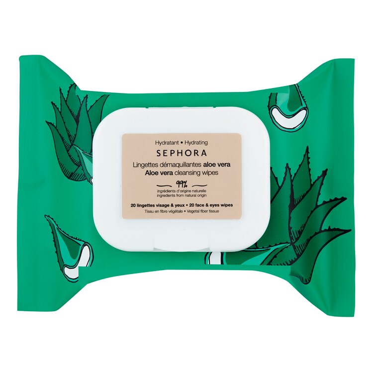 Lingettes démaquillantes et exfoliantes - Lingettes compostables