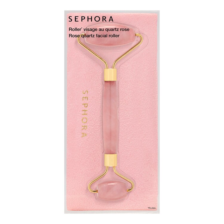 Roller Visage Au Quartz Rose - Rouleau Visage