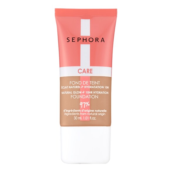 Care Make-up - Base de maquillaje brillo natural + Hidratación 10h, Sephora Collection