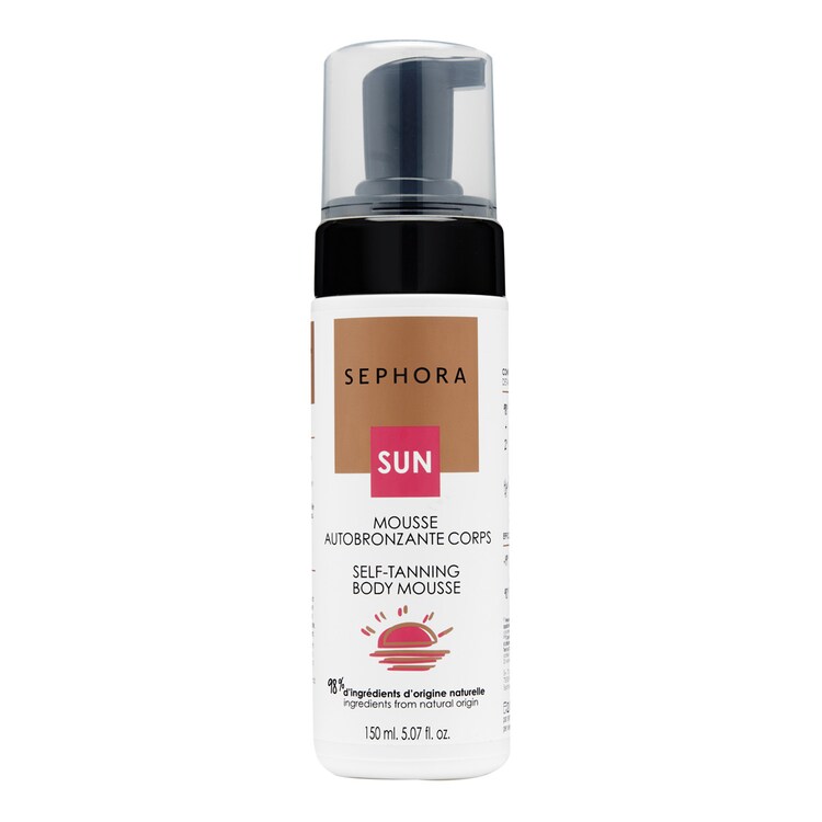 Espuma corporal autobronceadora bronceado natural dorado