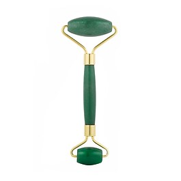 Green Quartz Facial Roller - Roller facial pentru masaj