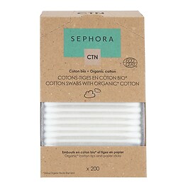 Cotton swabs with organic cotton