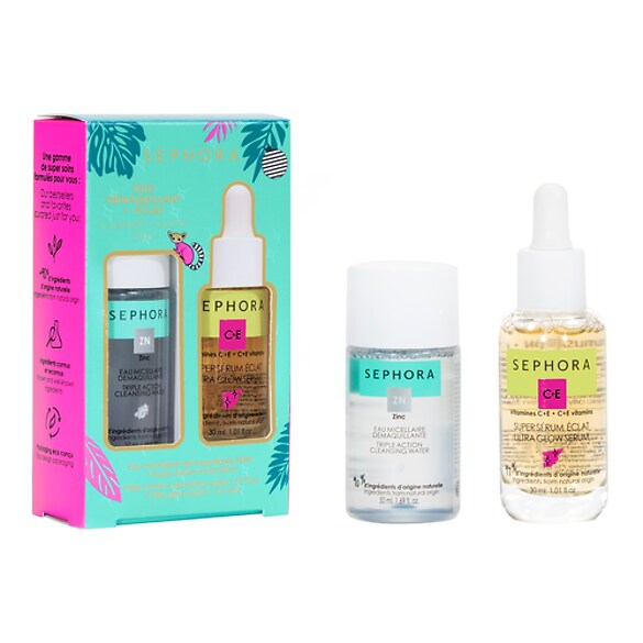 Cleanse + Glow Duo Set - Set ingrijire, Sephora Collection