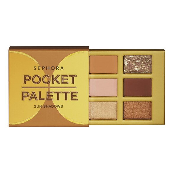 Pocket Palette Sun Shadows - Paleta 6 farduri de pleoape, Sephora Collection