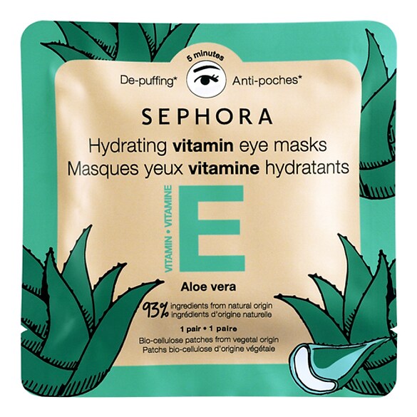 Vitamin eye masks - Bio-cellulose eye masks, Sephora Collection