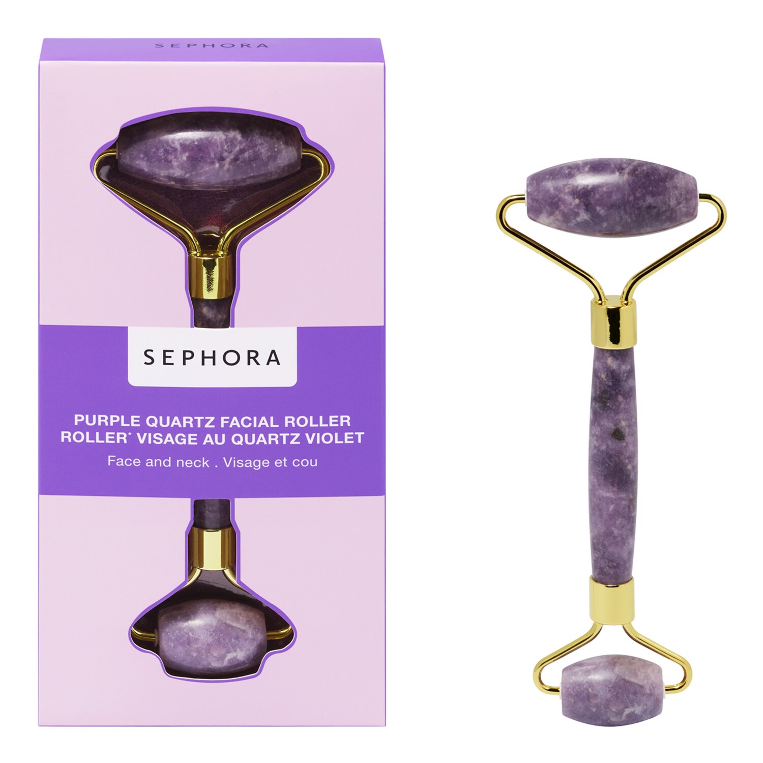 SEPHORA COLLECTION - Quartz Facial Roller – Masážní váleček a obličej a krk