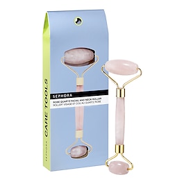 Rose Quartz Facial and Neck Roller - Yüz Masajı Rulosu image