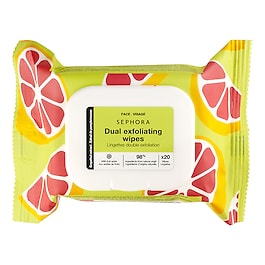 Toallitas doble exfoliación - Extracto de pomelo + Ácidos de frutas image