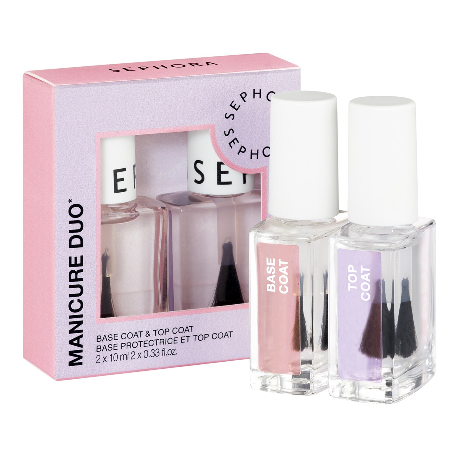 E-shop SEPHORA COLLECTION - Kit Duo de Manucure – Ochranná báze a krycí vrstva