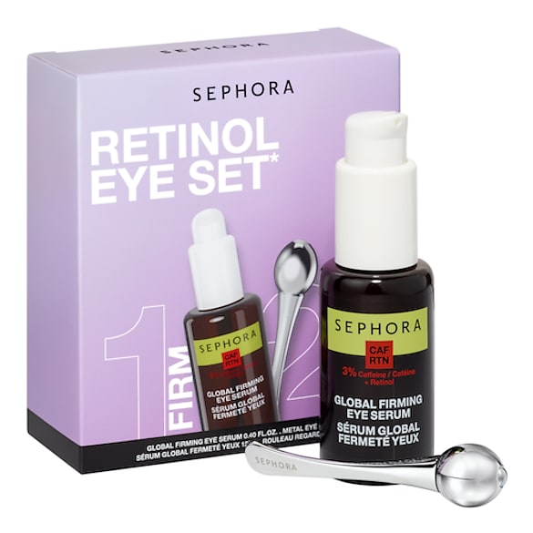 Retinol Eye Set - Straffendes Augenserum + Metall-Augenroller, SEPHORA COLLECTION