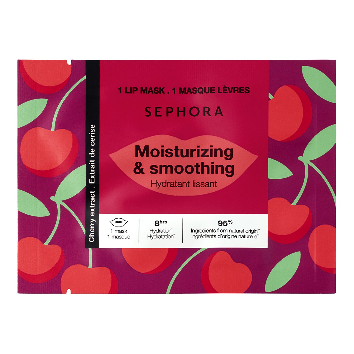 SEPHORA COLLECTION - Třešňová maska na rty - hydratované a vyhlazené rty za 5 minut