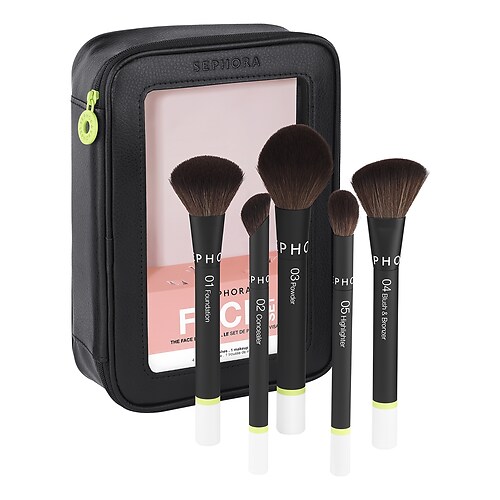 Sephora Collection - El Estuche De Brochas Para El Rostro - Aplicación Intuitiva, Acabado Perfecto