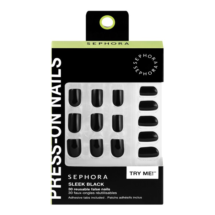 Kit Faux-Ongles Réutilisables, Pads Adhésifs - Gel-effekt, proffsresultat