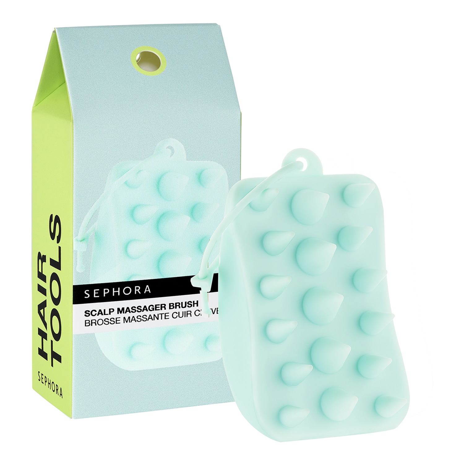 Brosse Massante Cuir Chevelu - Exfolie et masse 