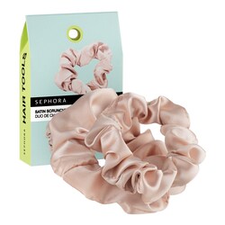 Duo de chouchous en satin - Petit et grand