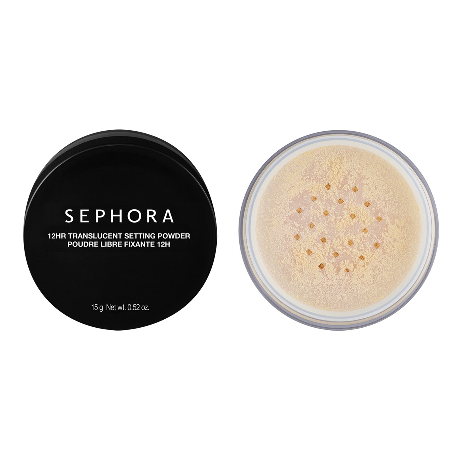 SEPHORA COLLECTION - 12HR Setting Powder  – Transparentní zmatňující sypký pudr s dlouhou výdrží