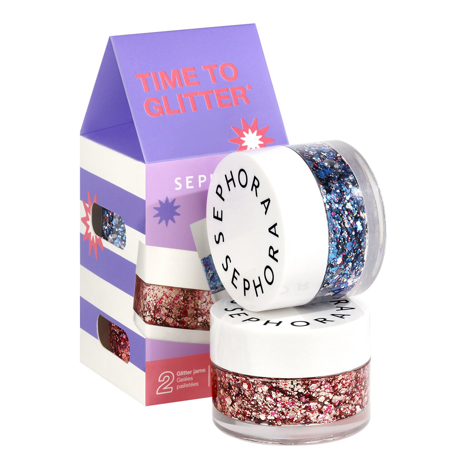 SEPHORA COLLECTION - Time To Glitter - Duo instantních třpytkových gelů