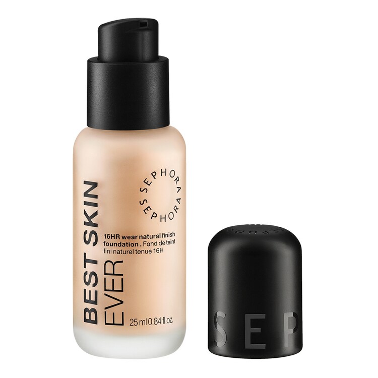 BEST SKIN EVER - Base de maquillaje de acabado natural, 16 horas de fijación