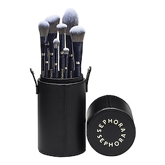 Kit de 8 pinceaux pro teint et yeux - 5 pinceaux visage pro + 3 pinceaux yeux pr, SEPHORA COLLECTION