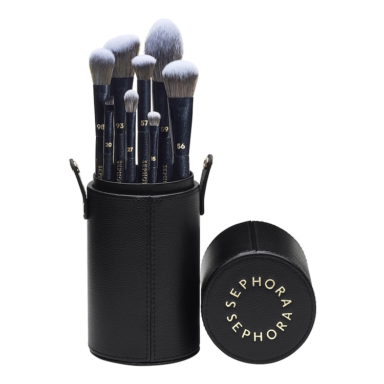 Kit de 8 pinceles pro rostro y ojos - 5 rostro pro+3 ojos pro