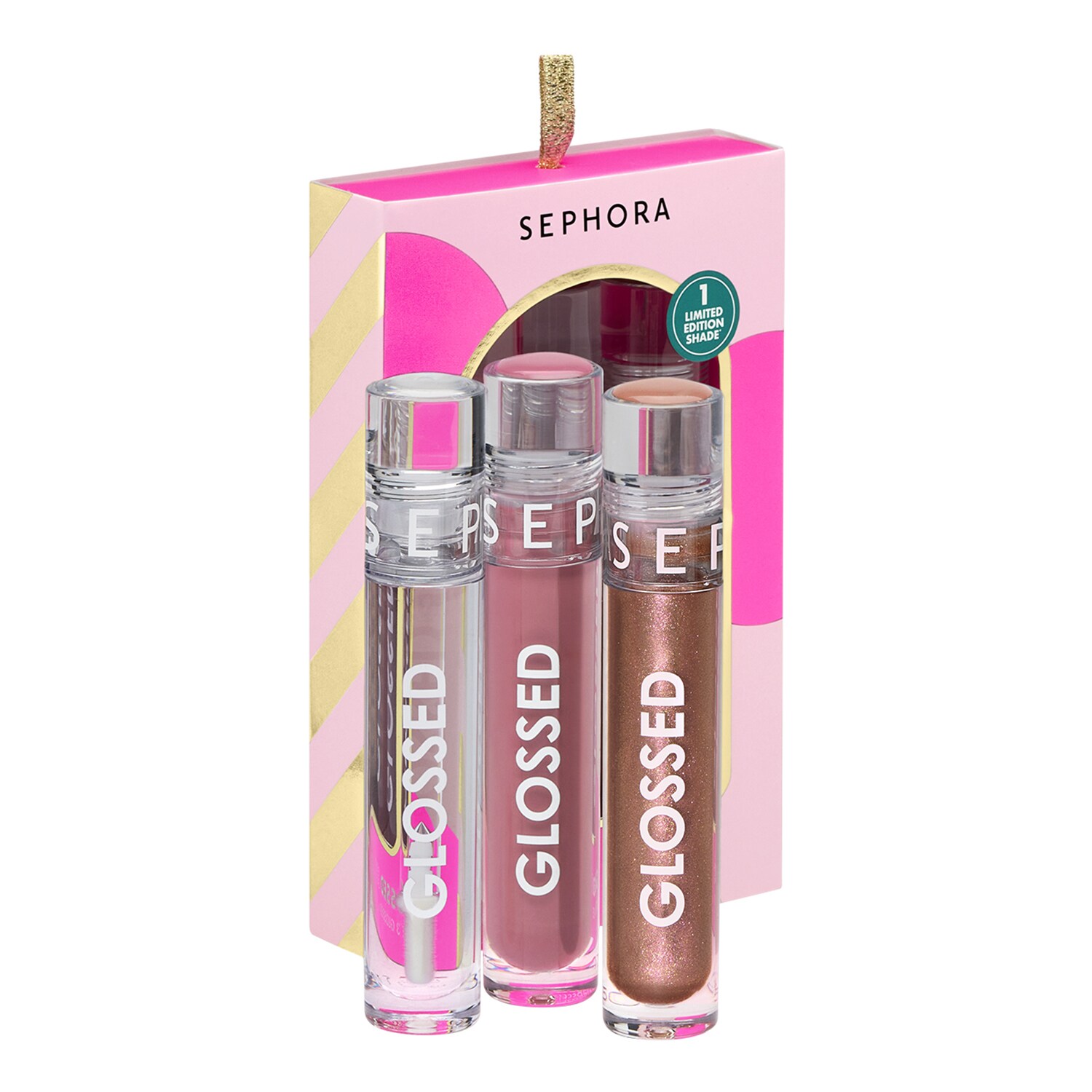 SEPHORA COLLECTION - Kit de 3 Glossed  - S novým odstínem v limitované edici