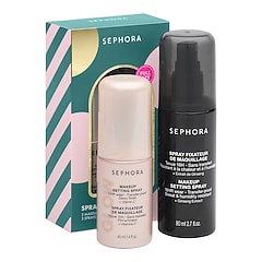 KIT DUO SPRAY ET FIXE - Dúo de sprays fijadores (satin & glow), Sephora Collection