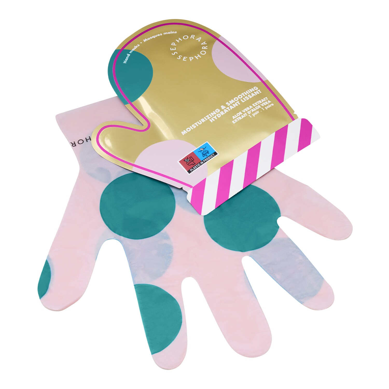 SEPHORA COLLECTION - Masques mains hydratant lissant - Výtažek z Aloe vera