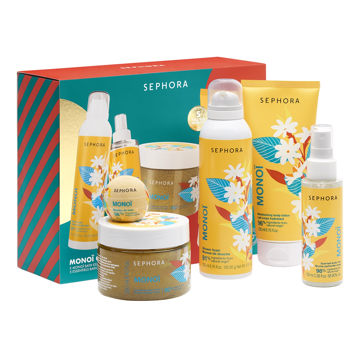 SEPHORA COLLECTION - KIT D'ÉVASION AU MONOÏ - Sada vonných produktů Monoï