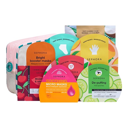 Sephora Collection Sephora Collection - 8 ΜΑΣΚΕΣ ΠΕΡΙΠΟΙΗΣΗΣ ΓΙΑ ΠΡΟΣΩΠΟ & ΣΩΜΑ - Σετ με 8 μάσκες για πρόσωπο και σώμα