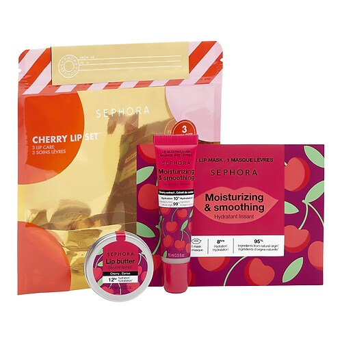 ZESTAW CHERRY LIPS - Zestaw do pielęgnacji ust o smaku wiśni