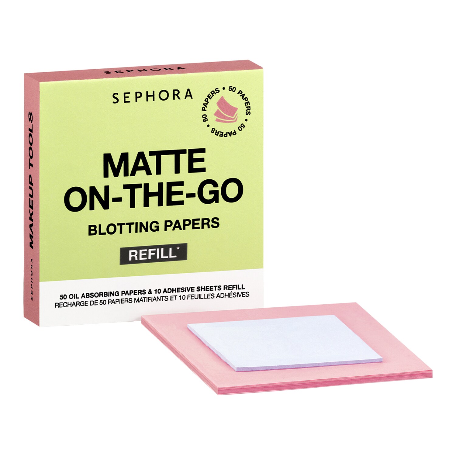 SEPHORA COLLECTION - Recharge Matte On-The-Go – Náhradní zmatňující papírky