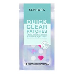 Patchs purifiants express - 12 patchs seconde peau en hydrocolloïde, SEPHORA COLLECTION
