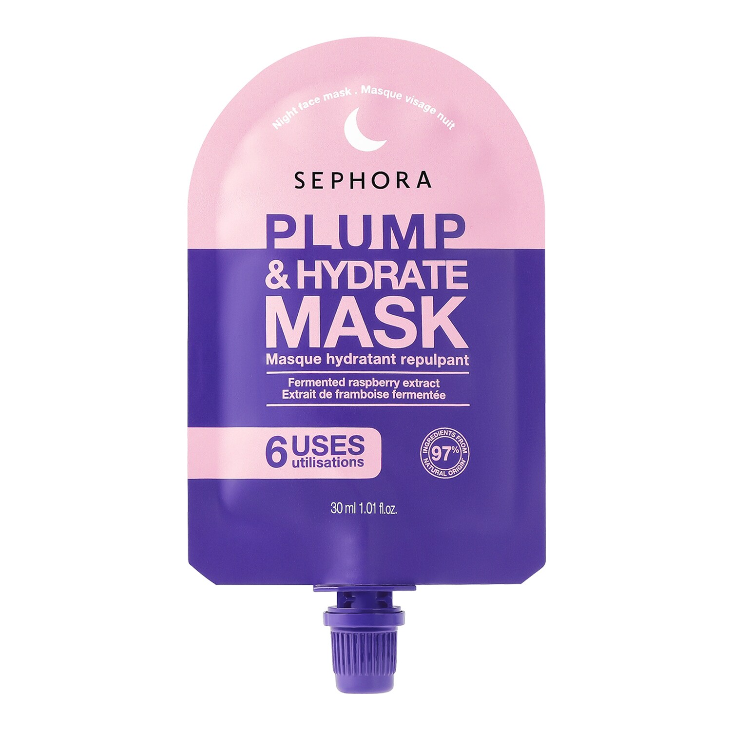 SEPHORA COLLECTION - Masques visage nuit – Přilnavá gelově-krémová hydratační textura