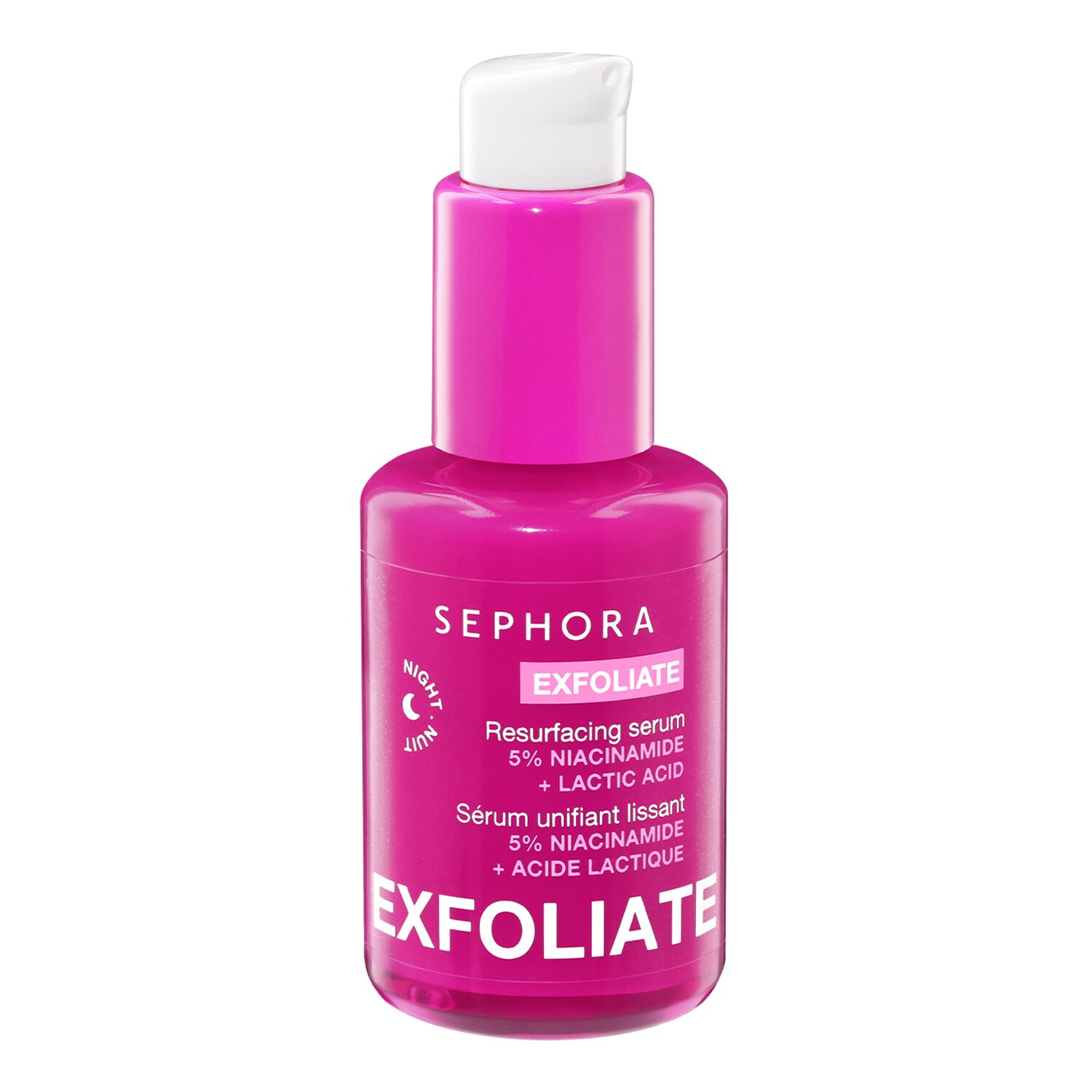 SEPHORA COLLECTION - EXFOLIATE - VYHLAZUJÍCÍ SJEDNOCUJÍCÍ SÉRUM S 5% NIACINAMIDEM + KYSELINOU MLÉČNOU
