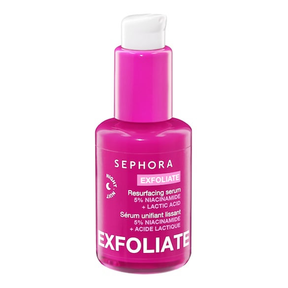 EXFOLIATE - SERUM WYGŁADZAJĄCE I UJEDNIAJĄCE Z 5% NIACYNAMIDEM + KWASEM MLEKOWYM, SEPHORA COLLECTION