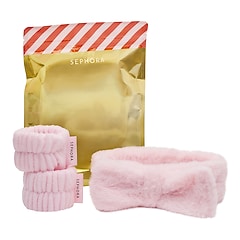 KIT D'ACCESSOIRES BEAUTÉ DE NETTOYAGE  - 1 bandeau imitation fourrure + 2 bracel, SEPHORA COLLECTION