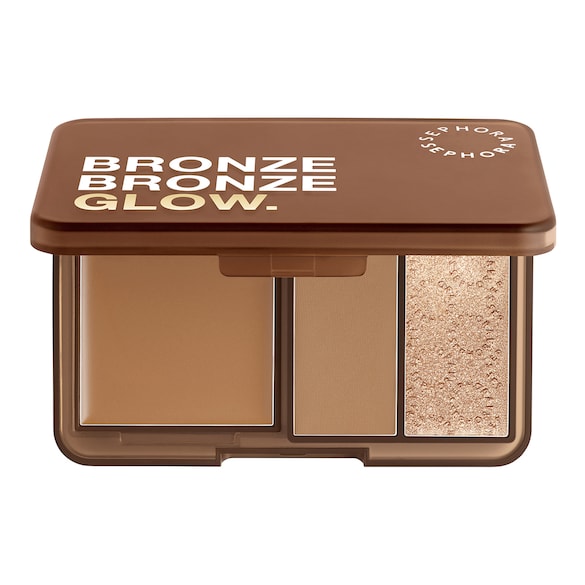 BRONZE BRONZE GLOW PALETTE - Trio di bronzer e highlighter multi texture, SEPHORA COLLECTION