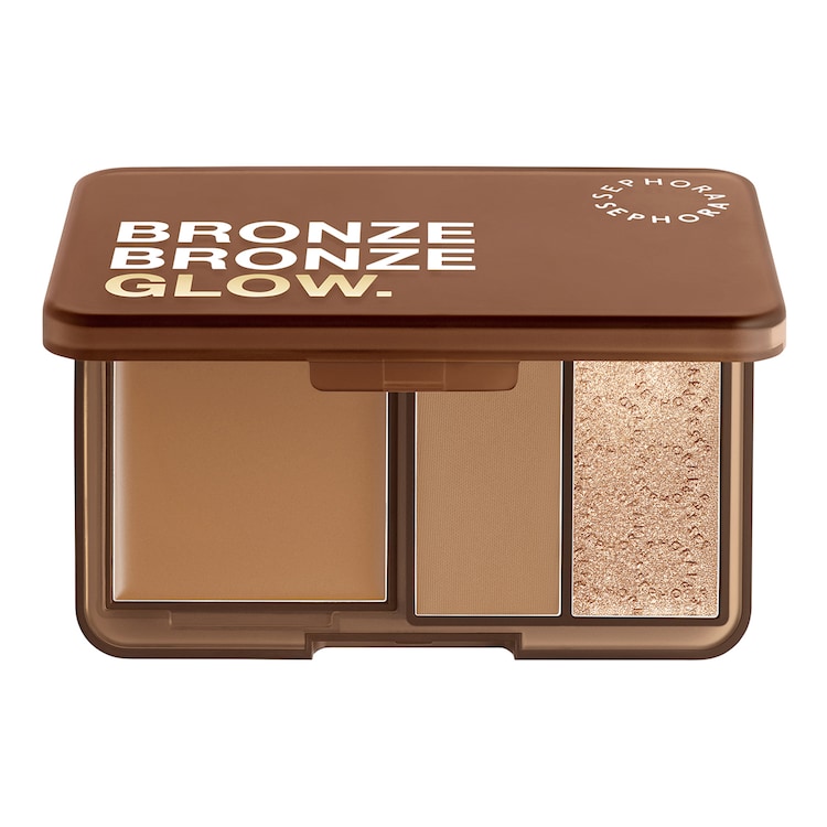 BRONZE BRONZE GLOW PALETTE - Trio de bronzers et highlighter multi-textures | SEPHORA COLLECTION ≡ SEPHORA
