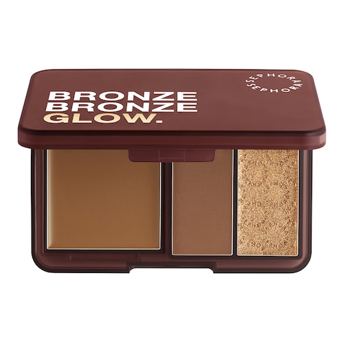 Sephora Collection Sephora Collection - BRONZE BRONZE GLOW PALETTE - Τριάδα μπρόνζερ και highlighter πολλαπλών υφών