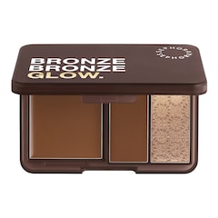 BRONZE BRONZE GLOW PALETTE - Trio bronzer&oacute;w i rozświetlaczy o r&oacute;żnej teksturze, SEPHORA COLLECTION