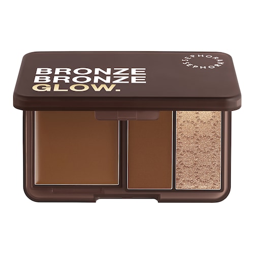 Sephora Collection Sephora Collection - BRONZE BRONZE GLOW PALETTE - Τριάδα μπρόνζερ και highlighter πολλαπλών υφών