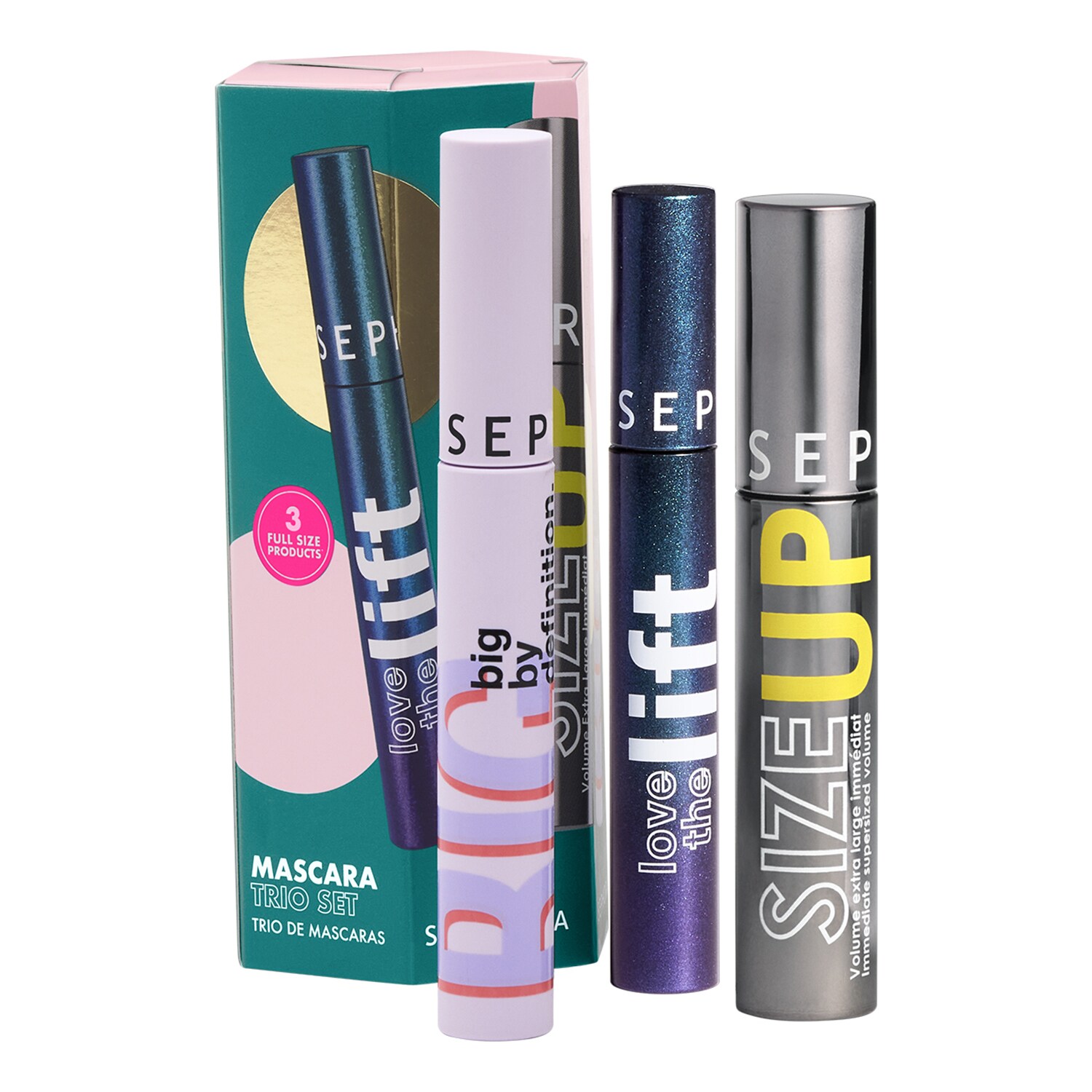 SEPHORA COLLECTION - TRIO DE MASCARAS - 3 řasenky, 3 efekty: Objem, definice nebo liftingový efekt