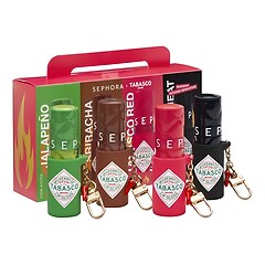 OUTRAGEOUS PLUMP VOLUME x TABASCO&reg; - Zestaw 4 odcieni, 4 intensywności, SEPHORA COLLECTION