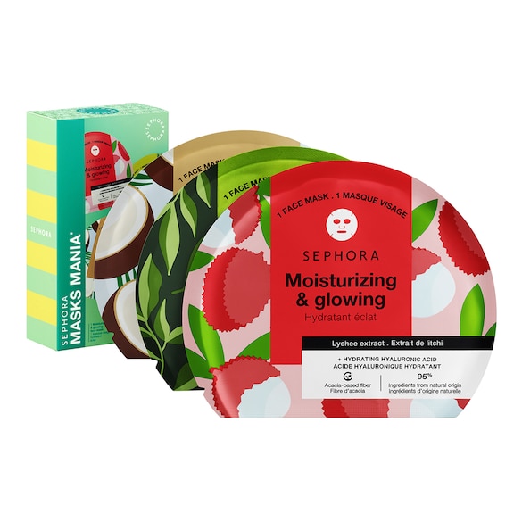 MASKS MANIA SET - Trio de m&aacute;scaras faciais em tecido, Sephora Collection