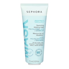 Mascarilla de noche hidratante con &aacute;cido poliglut&aacute;mico y ceramidas, Sephora Collection