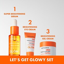 LET'S GET GLOWY SET &ndash; Mini sada rozjasňuj&iacute;c&iacute;ch př&iacute;pravků