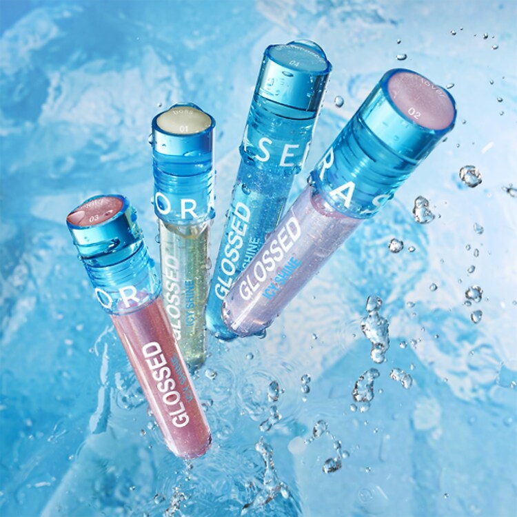 GLOSSED ICY SHINE - Gloss à lèvres brillance effet mouillé